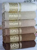 Osmanli Durul махрові рушники 70х140см., 6 шт/уп. Туреччина