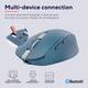 Мышь компьютерная безпроводная Trust Ozaa Compact Multi-Device Wireless Blue 24934_TRUST голубая