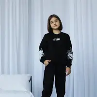 Підлітковий світшот для дівчини "ts my" Gbi Teens Чорний р.140 (13768)