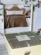 Zeynep koyu kahve вязаный акриловый плед. Romeo Home Турция.