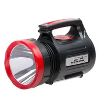 Фонтар ручної світлодіоди з сонячною панеллю і USB Power Bank INTERTOOL LB-0104