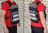 Жилет утяжелитель EasyFit Armor 18 кг наборной с шагом 0,5 кг