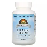Аминокислота Source Naturals Serene Science Theanine Serene, 30 таблеток