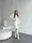 Костюм вязаный AO150 Молочный Oversize S-L