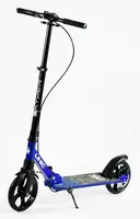 Самокат двухколесный Skyper "Unic" ручной тормоз, колеса PU, 1 амортизатор. Blue with Black (144630)