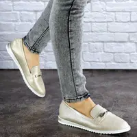 Жіночі сліпер Fashion Jeffy 1754 37 розмір 24 см Бежевий
