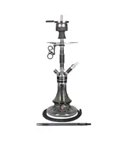 Кальян с нержавеющей шахтой AMY Deluxe 26.02 Carbonica Solid S (60 см)