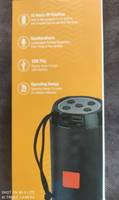 Портативна Колонка з USB, FM, SD BLUETOOTH 2 динаміка і світломузика TS 100