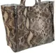Женская кожаная сумка Giorgio Ferretti коричневая