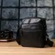 Мужская сумка на плечо из натуральной кожи Vintage 23020 Черный