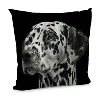 Подушка диванная с бархата Далматинец 45x45 см (45BP_JOY009)