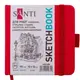 Скетчбук для рисования Santi 743189 12х12 см 100 листов красный