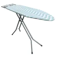 Доска для глажки Casa Si Elegance 125x41 Grey/Blue Zigzag (CS93589G)