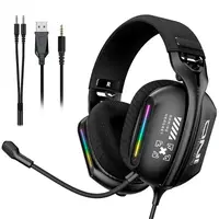 Наушники Onikuma Noise Cancelling Headphone Wired Game Headset X12 |USB+3.5mm, RGB|