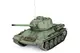 Танк на радиоуправлении 1:16 Heng Long T-34 с пневмопушкой и и/к боем Upgrade
