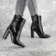 Ботинки женские на каблуке Fashion Magintey 2369 39 размер 25 см Черный