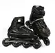 Роликовые коньки 540-9 M Best Roller колеса PU светятся. Black (размер 35-38) розмір 35-38  (186080)