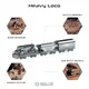 Коллекционная модель-конструктор Metal Time Heavy Loco механический грузовой карго поезд MT023