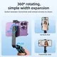 Селфи-монопод BOROFONE Cool line tripod telescopic selfie stick DBY01 |BT5.2, 70сm, 4.5-7"|