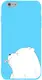 Чехол-накладка TOTO Matt TPU 2mm Print Case Apple iPhone 6/6s #57 Bear Tongue Sky Blue