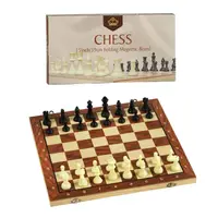 Шахи Chess, дерев`яна магнітна дошка 34 см. Beige (141083)