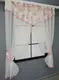 Кухонный комплект, (270х170см.) шторки с ламбрекеном. Цвет молочный с розовым. Код 084к 52-0848