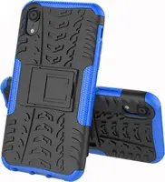 Чехол-накладка TOTO Dazzle Kickstand 2 in 1 Case Apple iPhone XR Blue