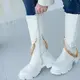 Сапоги женские Fashion Cleo 3317 41 размер 26 см Белый