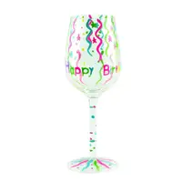 Бокал для вина "Happy Birthday цукерки", скло, 160 мул