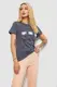 Пижама женская с принтом, цвет серый, 243R15916