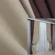 Шторы (2шт.1,3х2,7м.) с ткани блэкаут. Цвет марсала с бежевым. Код 014дк (828-1240ш) 11-0234