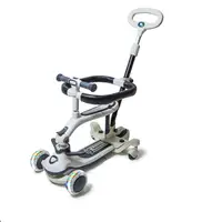 Самокат "Scooter " 5 в 1. С подсветкой, с музыкой, с бортиком. White (944759042)