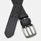 Мужской кожаный ремень Borsa Leather 115v1fx113-black