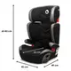 Автокресло Lionelo HUGO ISOFIX 15-36 kg LEATHER GREY