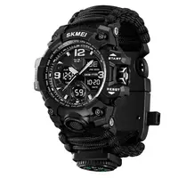 Часы наручные мужские SKMEI 1155BKBK PARACORD