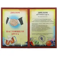 Диплом Настоящего Друга