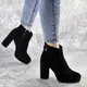 Ботильоны женские Fashion Smooches 2408 39 размер 25 см Черный