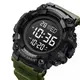 Часы наручные мужские SKMEI 1968AG ARMY GREEN, брендовые мужские часы, часы для мужчины. Цвет: зеленый
