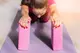 Блок для йоги PowerPlay 4006 Yoga Brick Рожевий