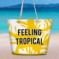 Сумка пляжна Malibu Feeling tropical 50х36х15 см (MAL_20J033)
