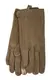 Перчатки замшевые коричневые Look 1301-5
