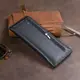 Горизонтальный тонкий кошелек из кожи унисекс ST Leather 19324 Черный