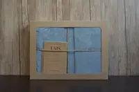 Семейное Турецкое Постельное Белье Limasso Stonewashed Akdeniz Mavisi Вареный Хлопок