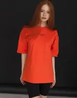 Футболка женская Vivioji oversized Perfect Оранжевый one size (12949)
