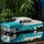 Портативная акустическая колонка Pontiac 1955 Car Speaker колонка для телефона Бирюзово-бежевый