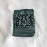 Обложка для ID паспорта "Калина" зеленый Гранд Презент 09-Кл-Зел