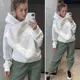 Костюм MF1963 трехнитка Бело-оливка XL/2XL