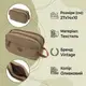 Мужская барсетка на два отделения из качественного текстиля Vintage 22231 Оливковый