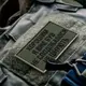 Набор шевронов 2 шт на липучке “Хорошим я уже был” 5х8 см хаки, вышитая нашивка шеврон