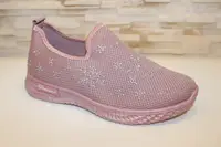 Слипоны женские розовые Т1824